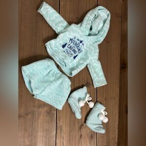 American Girl doll Corinne’s Powder Blue Pajamas